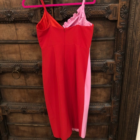 ❤️Anthro Color block Ruffle Dress💋 - Picture 7 of 7